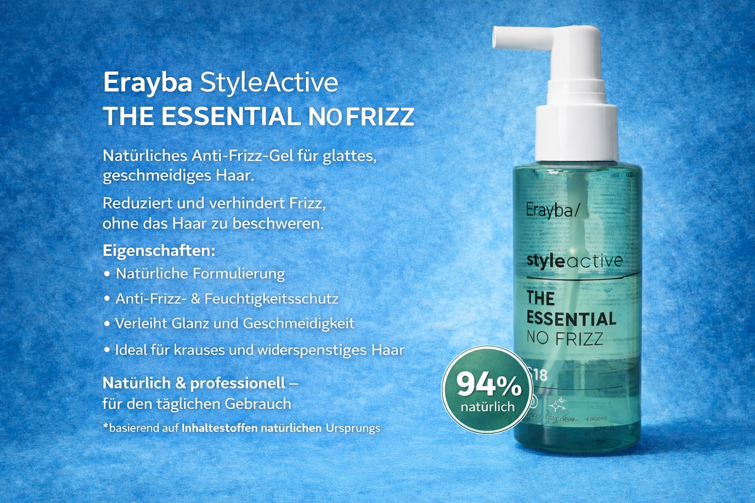 Anti-Frizz Spray – 94 % natürlichen Ursprungs